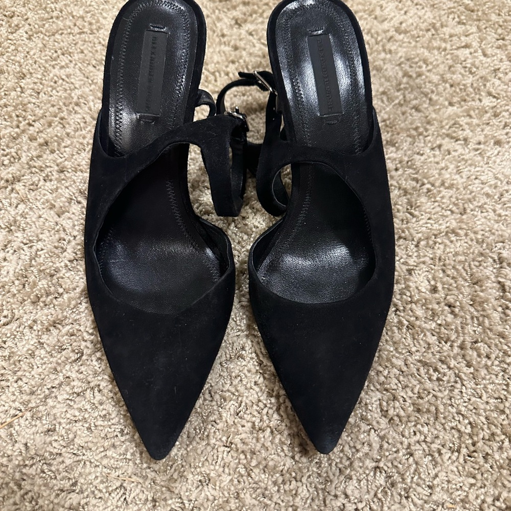 New Alexander Wang Black Pointed Toe Heels
